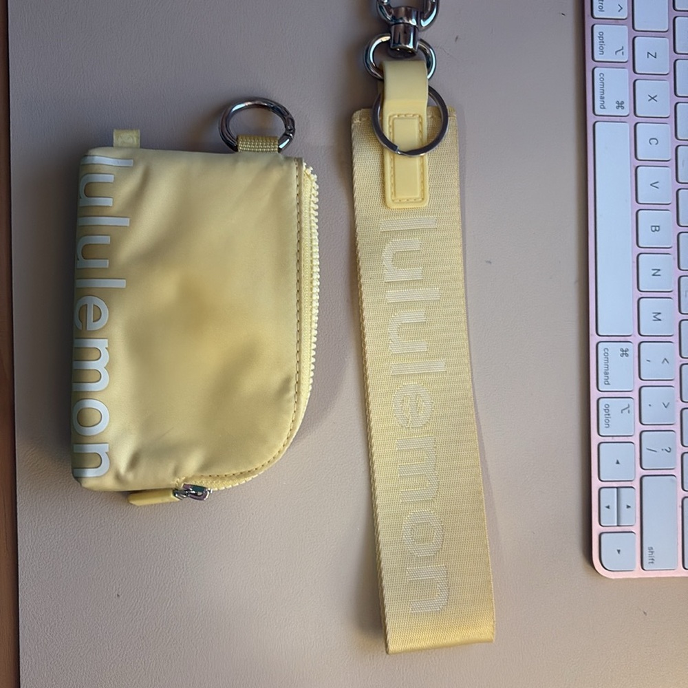 Lululemon Yellow Mini Pouch